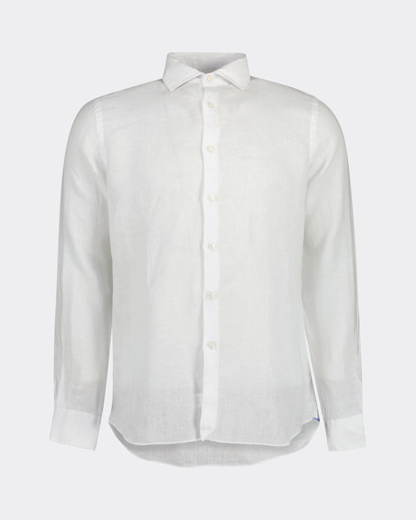 Leinen Shirt Weiß