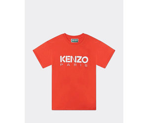 Voorlopige naam Bouwen op verkopen Kenzo Kids Logo T-Shirt Oranje - Beachim