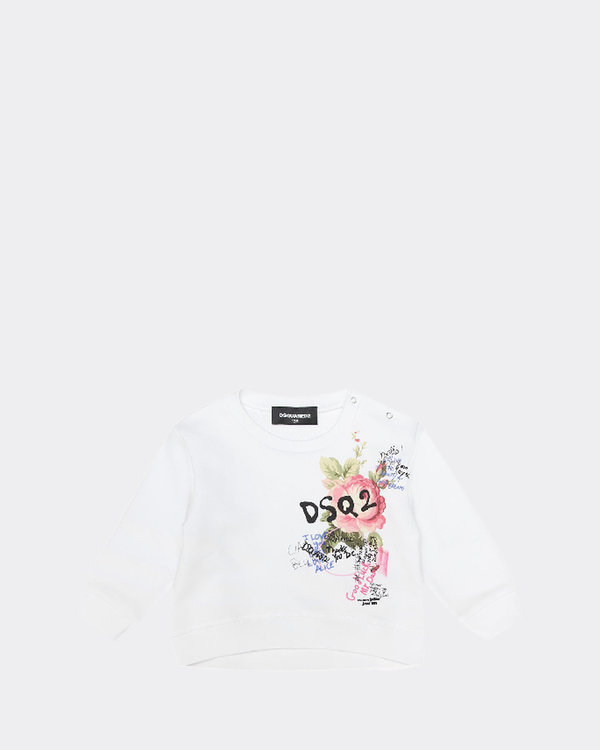Flower Sweater White