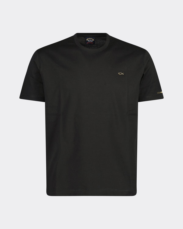 Men's Knitted T-Shirt Zwart