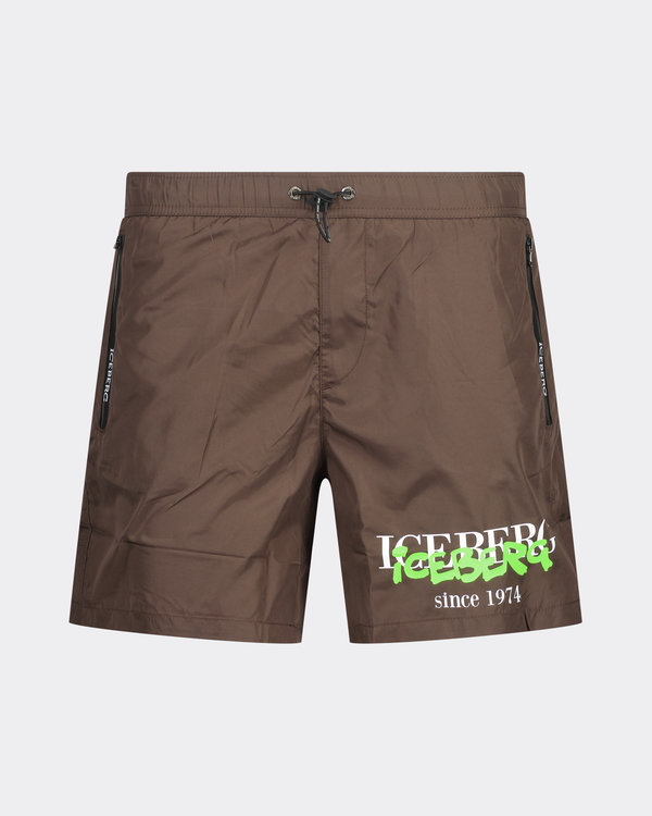 Neon Swimshort Braun