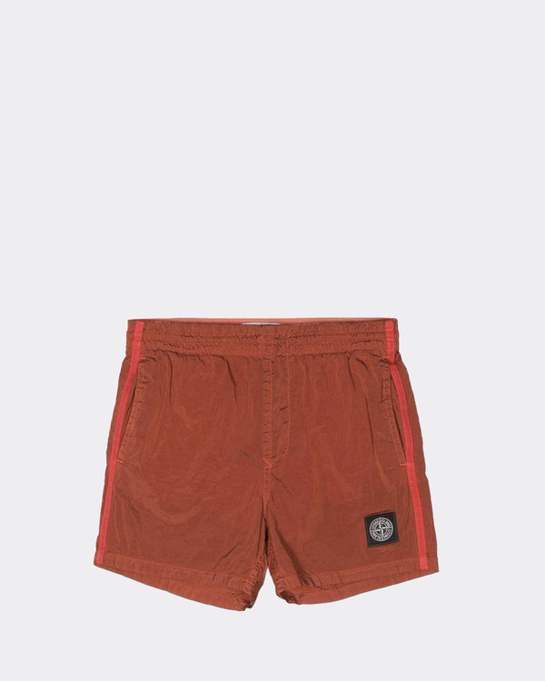 B0213 Nylon Metal Swim Shorts Rot