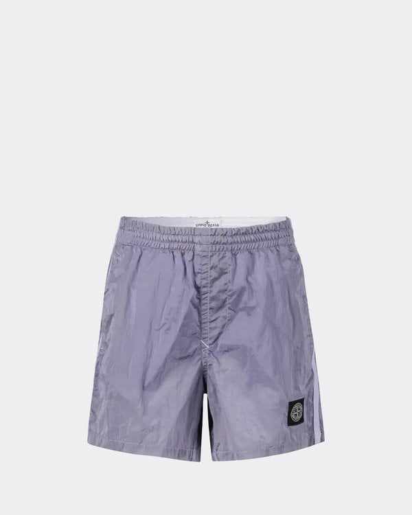 B0213 Nylon Metal Swim Shorts Violett