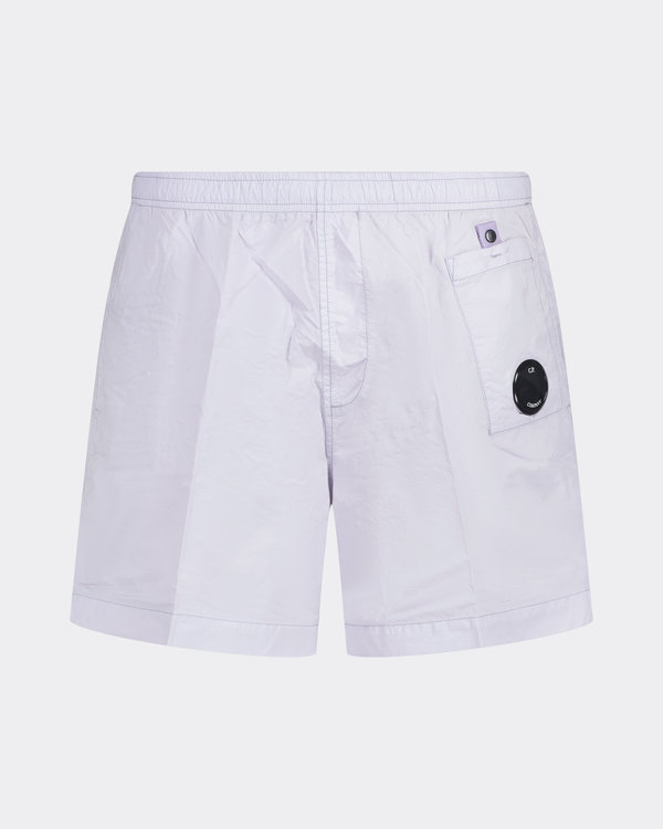 Flatt Nylon Auxiliary Pocket Swim Short Light Blue