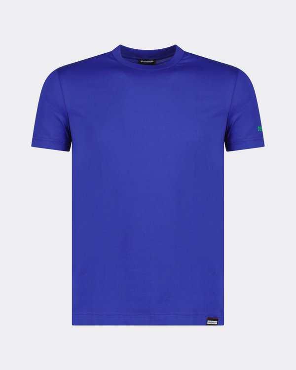 Elastic Arm Logo T-shirt Blauw