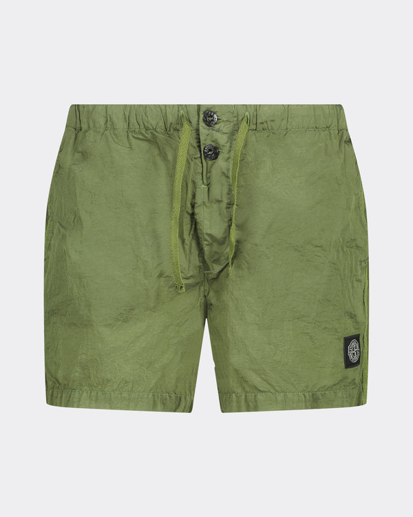 B0643 Nylon Metal Swim Shorts Sage