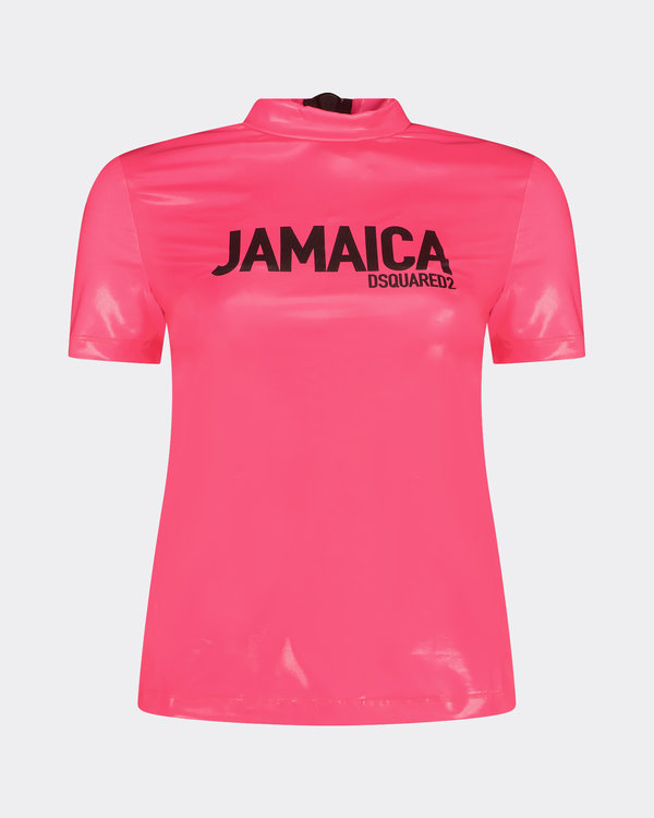 Glossy Jamaica T-Shirt Roza