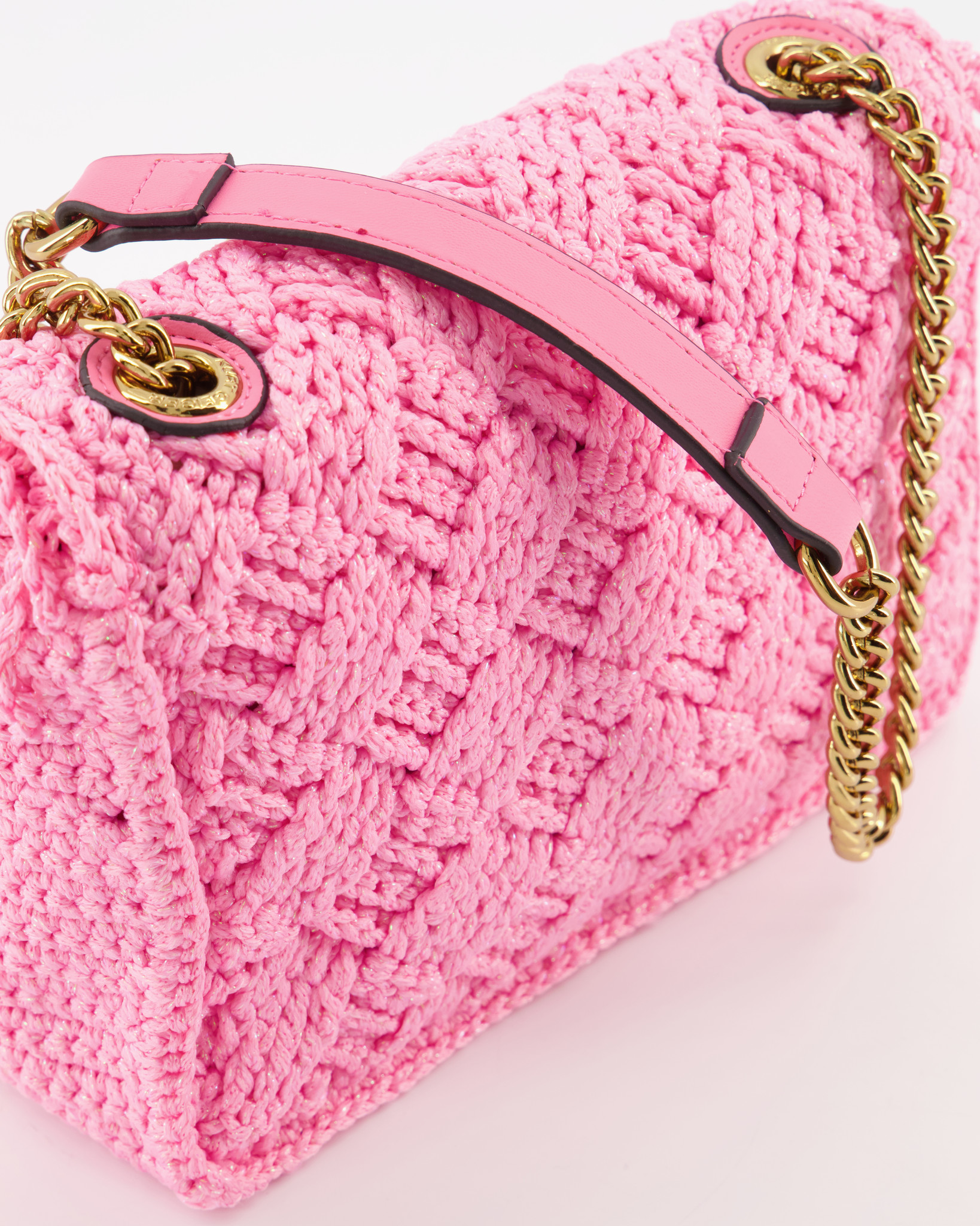 Kurt Geiger Kensington Crochet Bag Roze - Beachim