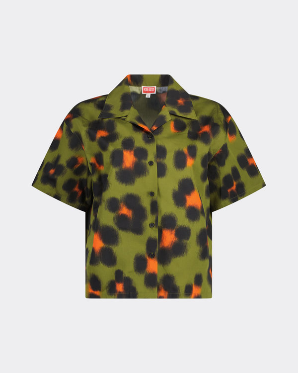 Printed Short Sleeve Shirt Groen