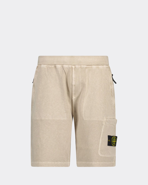 64060 Fleece Shorts Beige