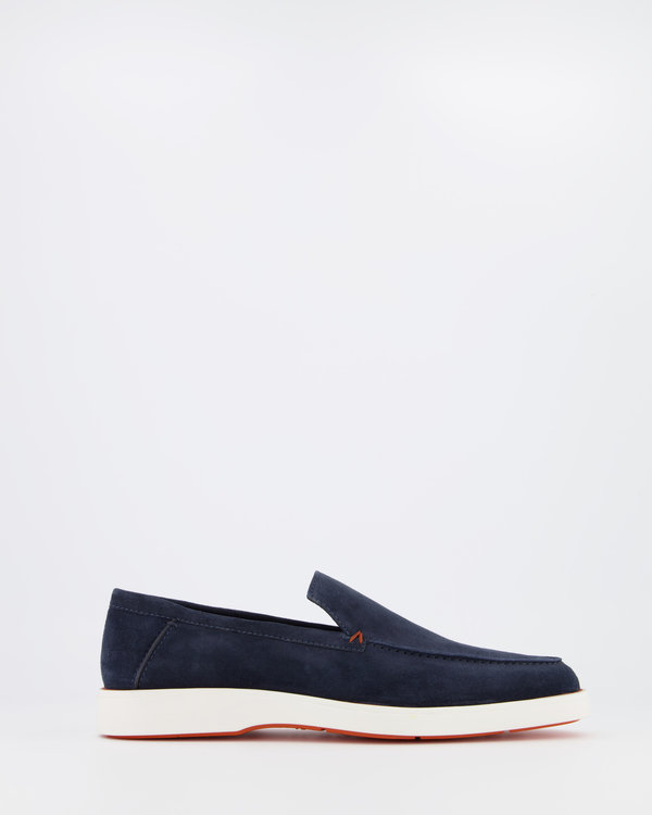 Suede Drain loafers Blue