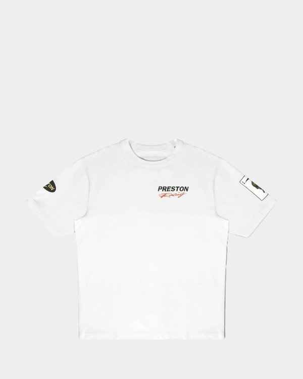 Preston Racing SS T-Shirt Weiß/Schwarz