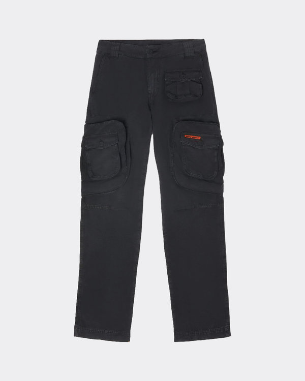 Canvas Cargo Pants Black