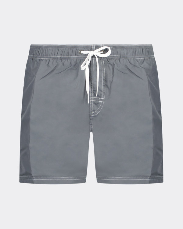 Elastic Waist Board SwimShort Grey