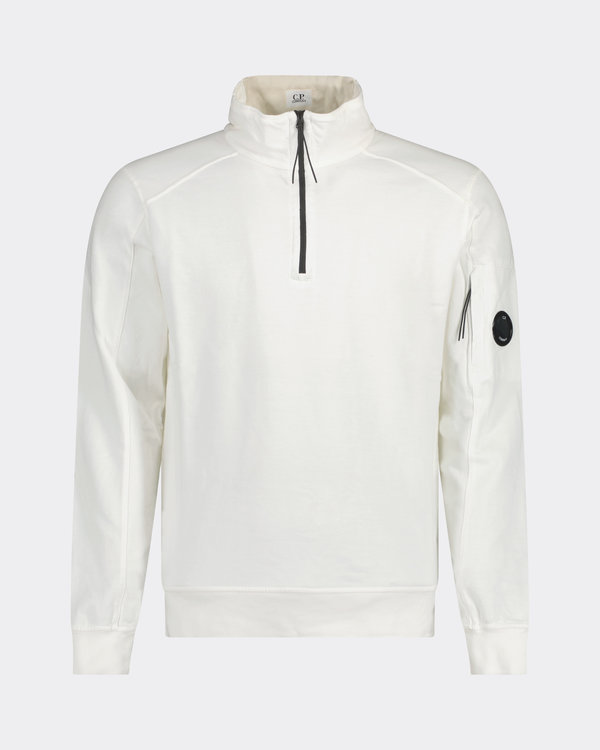 Sweatshirt Half Zip White