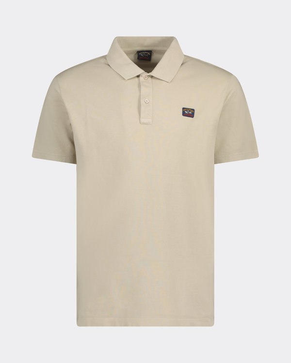 Men's Knitted Polo Beige