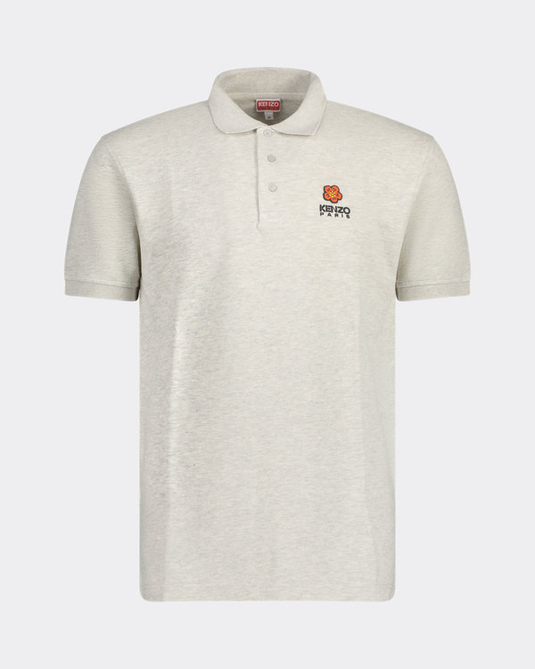 Boke flower Crest Polo Grijs