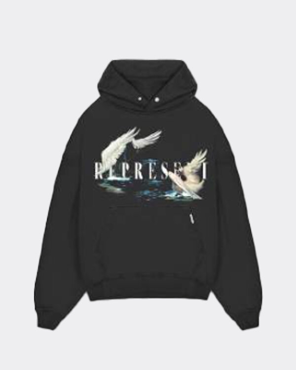 Swan Hoodie Zwart