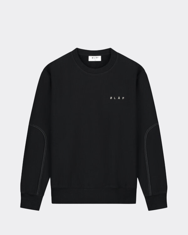 Face Crewneck Sweater Black