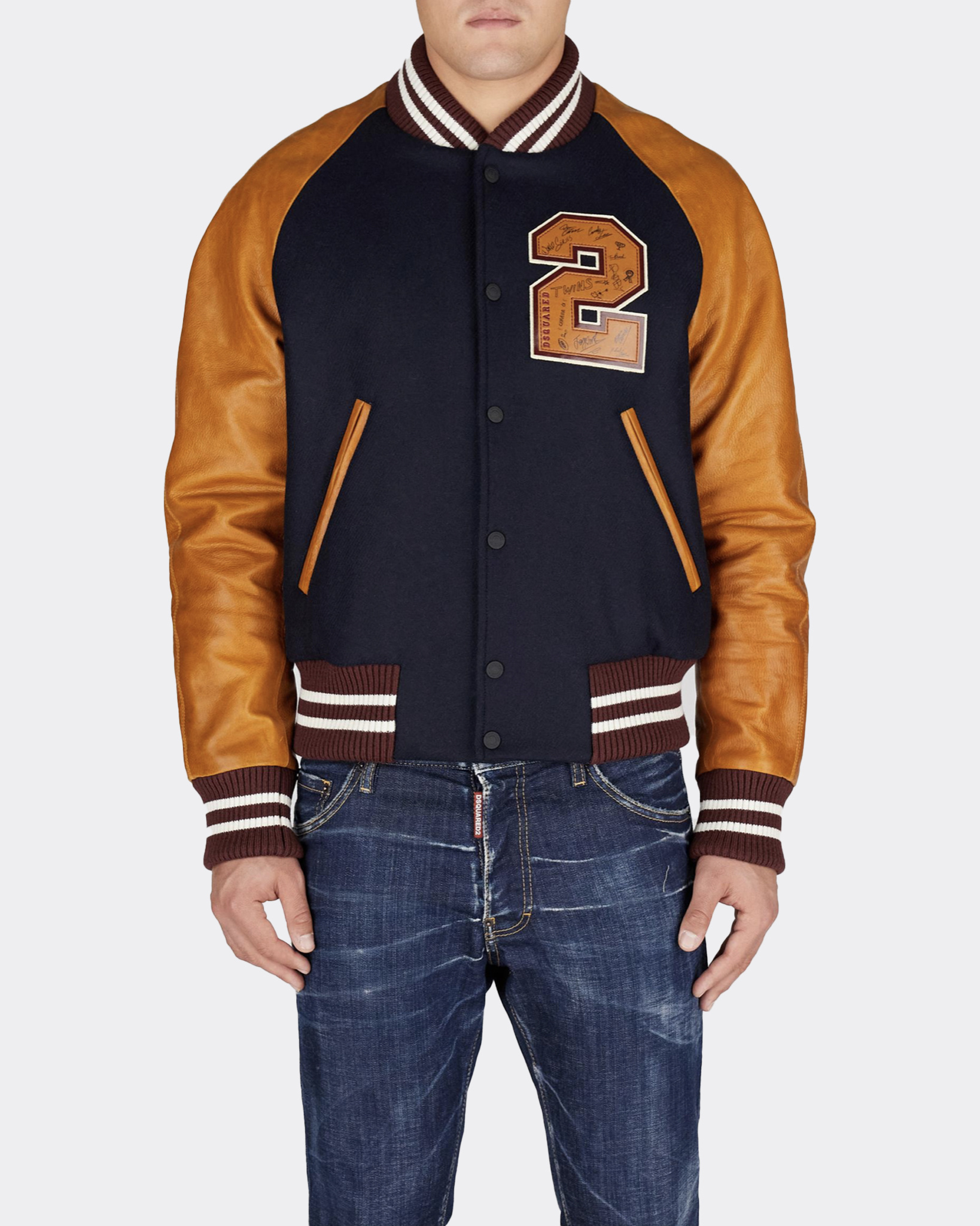 Dsquared2 College Bomber Marine - Beachim