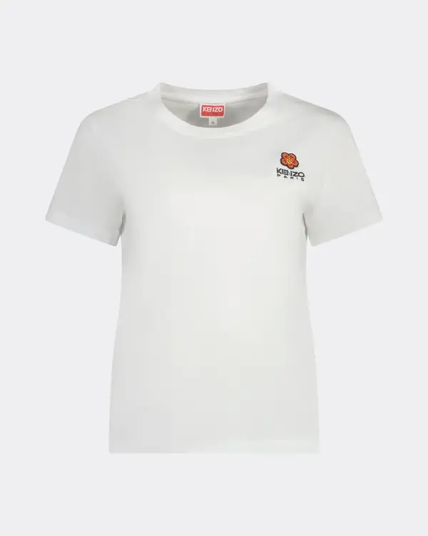 Crest Logo Classic T-Shirt Weiss