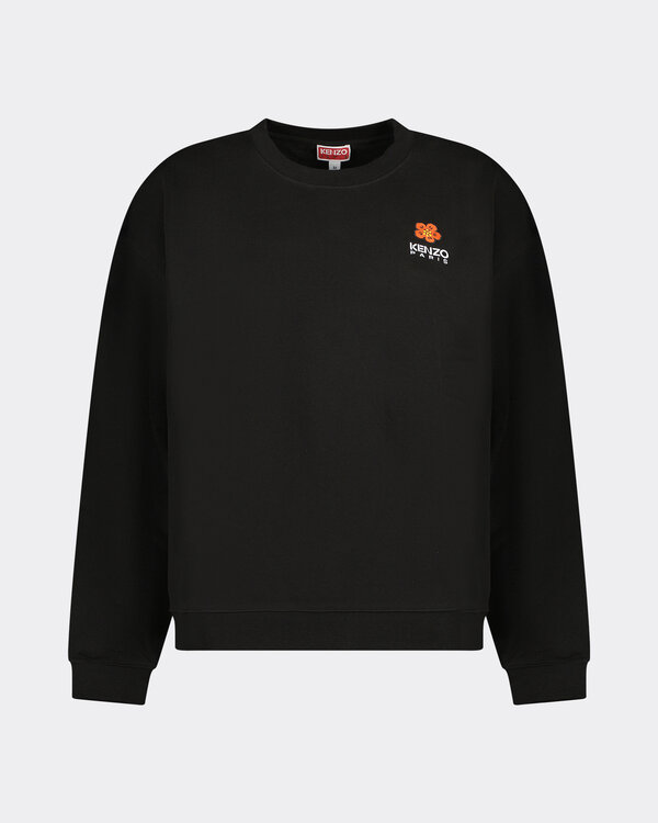 Crest Logo Regular Sweatshirt Black