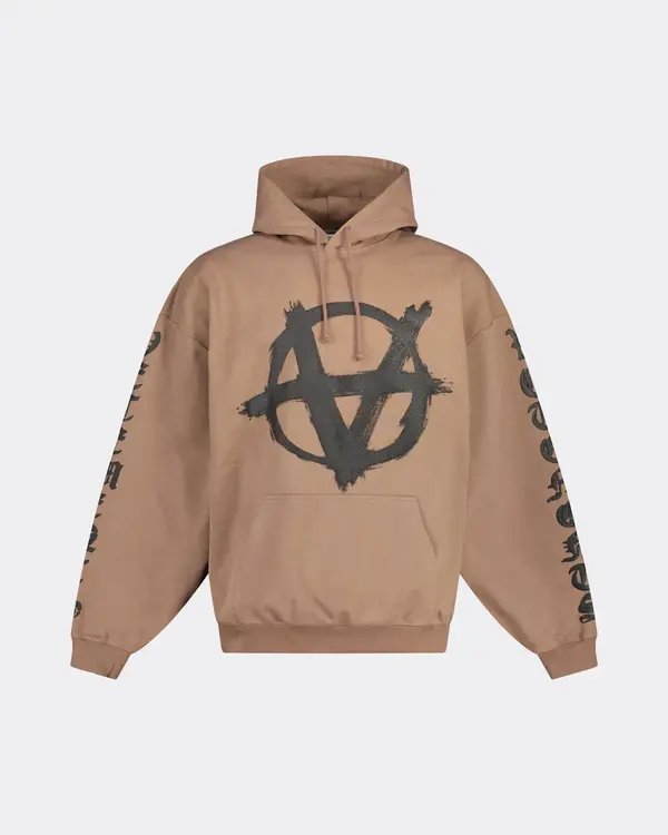 Reverse Anarchy Hoodie Braun