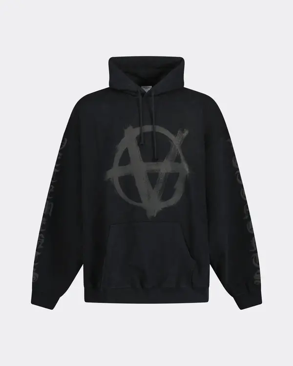 Reverse Anarchy Hoodie Black