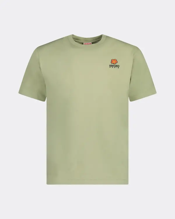 Boke Flower Crest T-Shirt Green