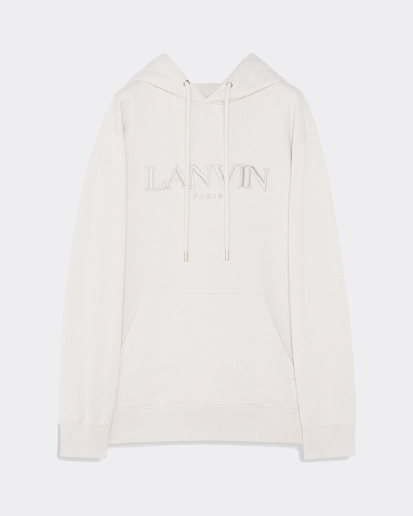 Classic Embroidered Hoodie Grey