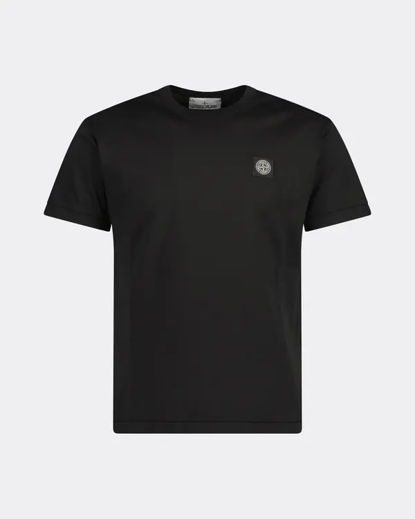 24113 Basic T-shirt Zwart