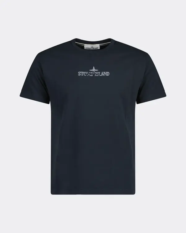2NS81 Print T-Shirt Marine