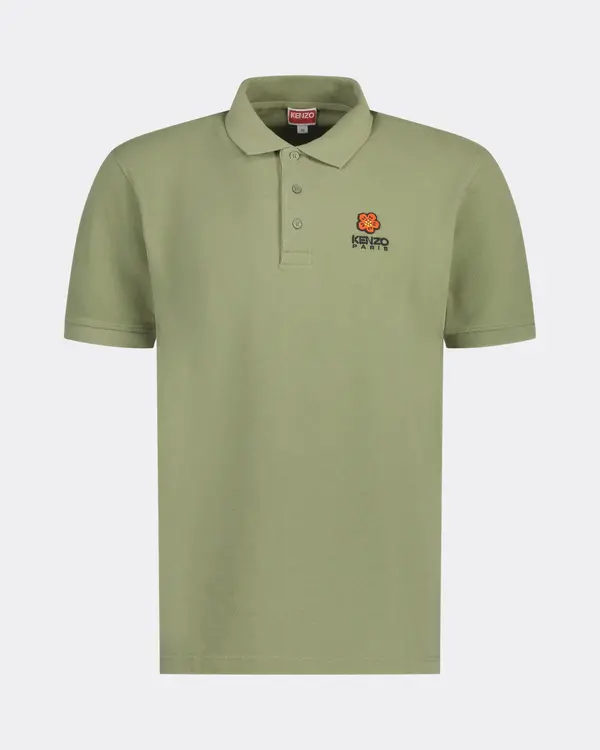 Classic Boke Flower Crest Polo Green