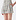 Ofali Two-Toned Tweed Shorts White