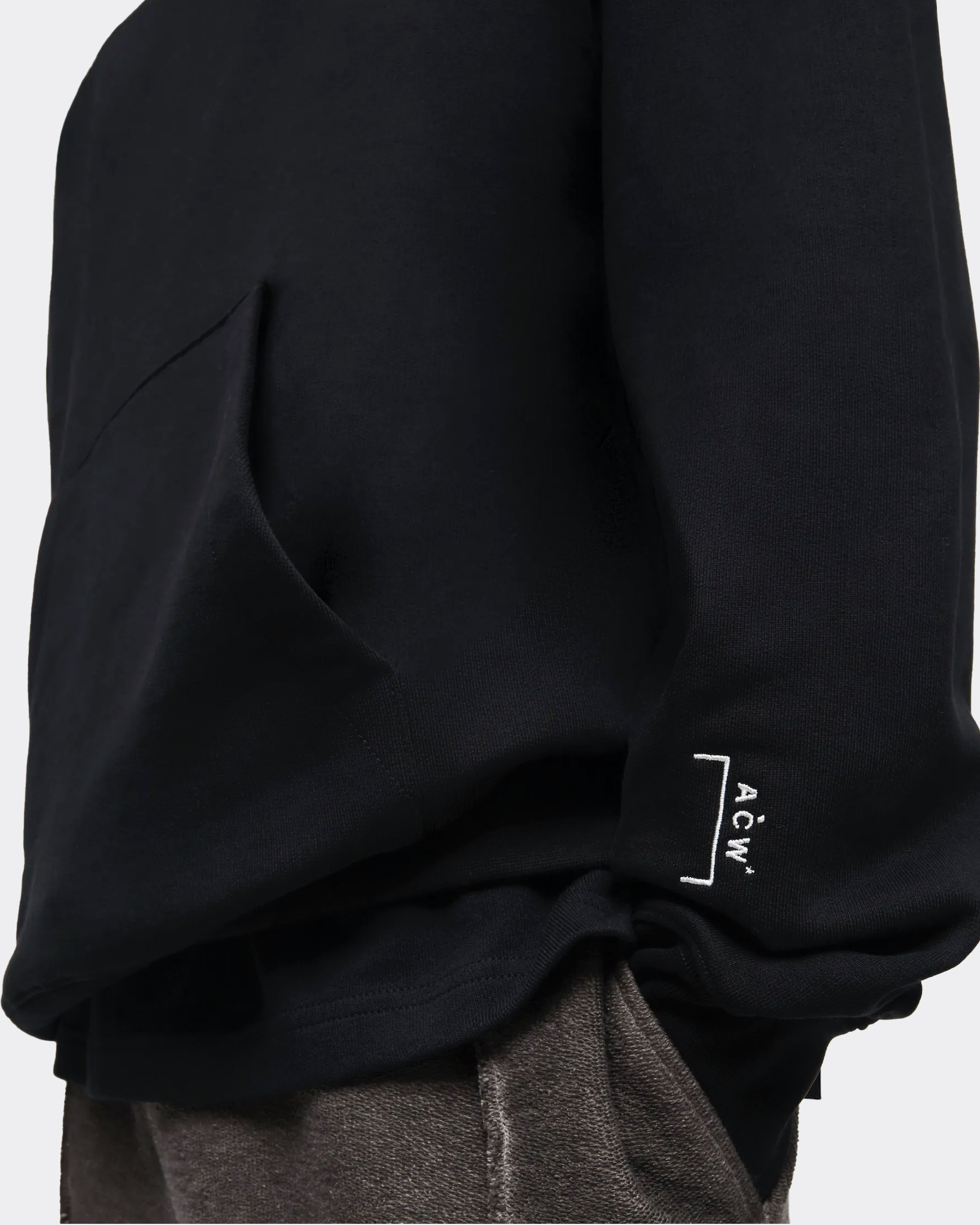 スウェット・トレーナー A COLD WALL Essential Man to Man Black ACWMW080BLACK ACWMW08 A-COLD-WALL(アコールドウォール) スウェット・トレーナー