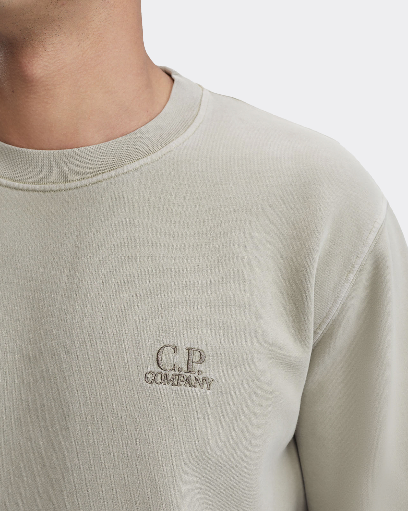 C.p. Company Cp Company Brushed Emerized Diagonal Fleece Logo