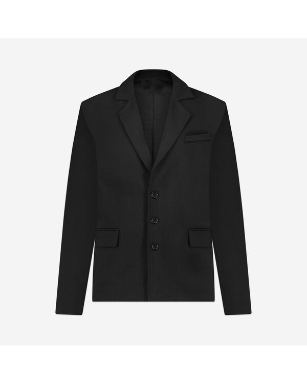 Terry Cotton Blazer Black