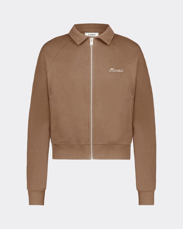 Signature Zip-Up Brown