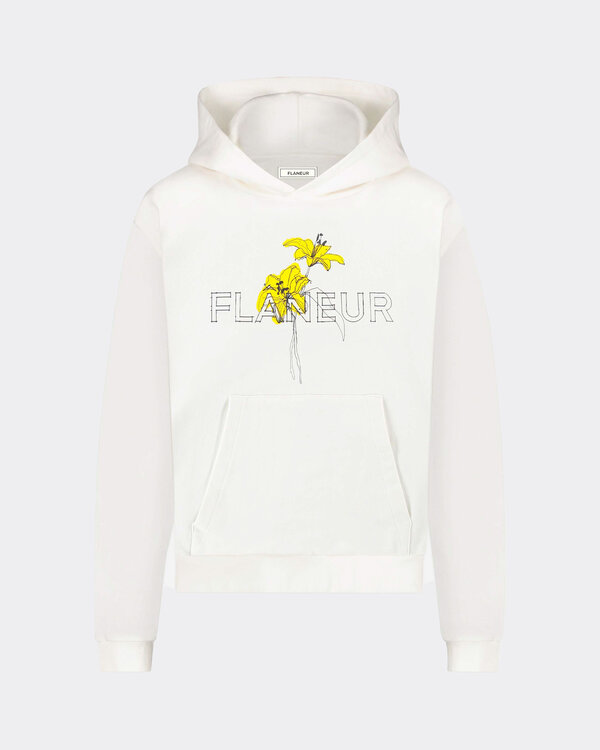 Hoodie La Fleur White