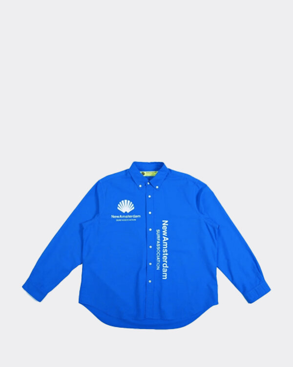 Beach Shirt Logo Blau