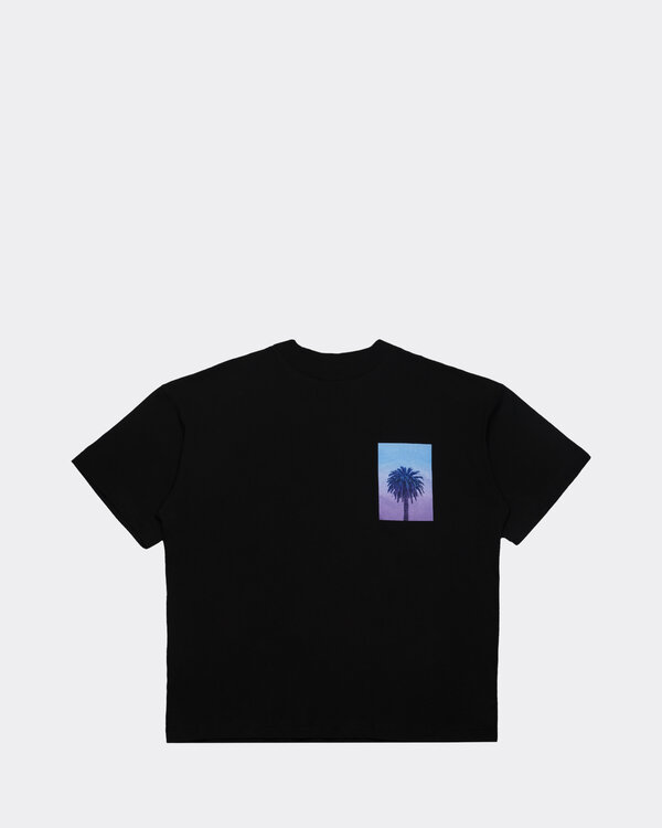 Sunset Palm Tee T-Shirt Black