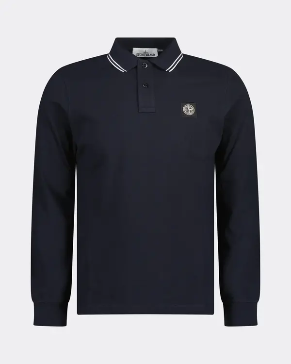 2SL18 Longsleeve Basic Polo Navy