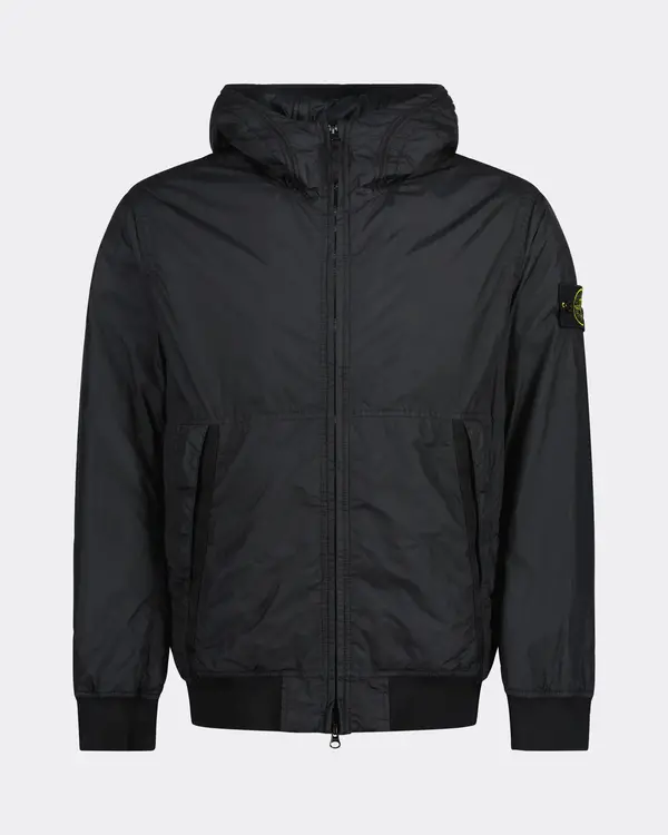 40823 Garments Dyed Crinkle Reps R-NY Primaloft Jacket Zwart