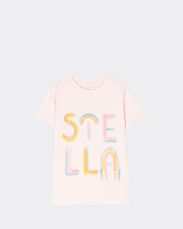 Logo Rainbow T-Shirt Pink