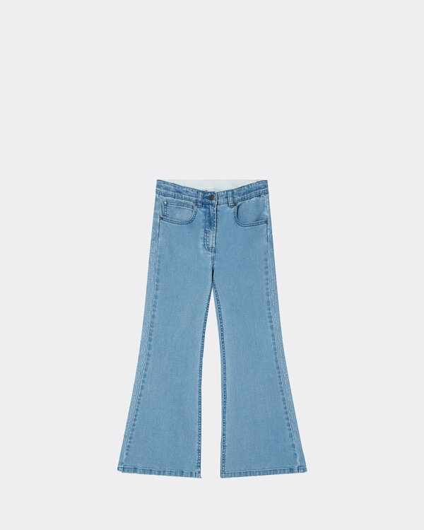 Flared Jeans Blau