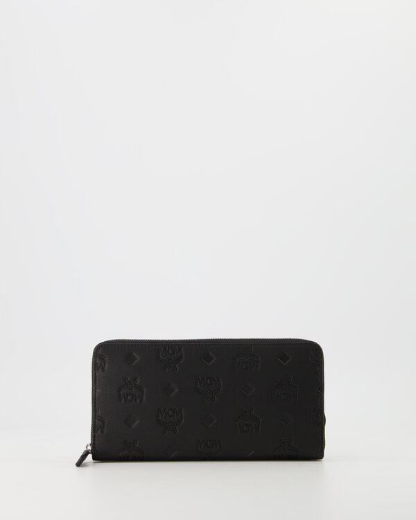 Aren Zipped Wallet Zwart