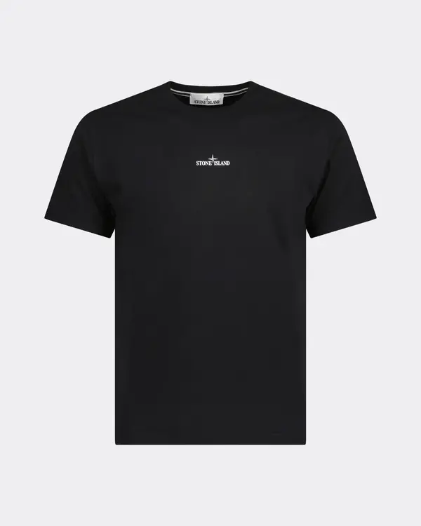 2NS82 Back Print T-Shirt Black