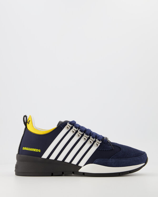 Legendary Lace up Low Top Sneakers Navy