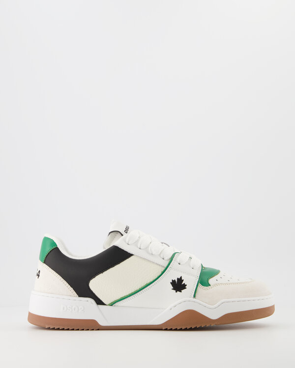 Spiker Lace-Up Low Top Sneaker Green