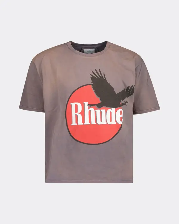 Eagle Logo T-Shirt Vintage Grey